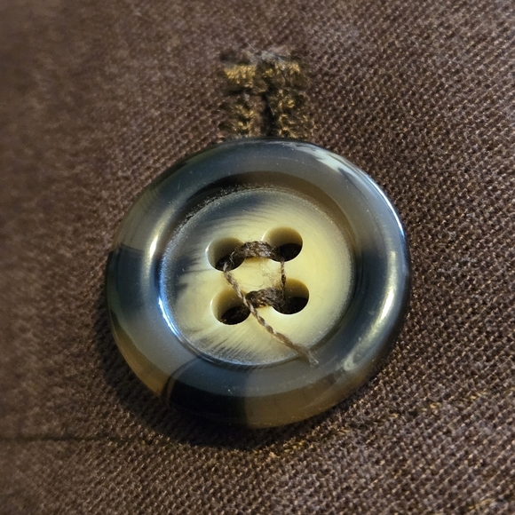 Talbots Trench Coat Jacket Overcoat Brown Belt Retro Detective Stretch Women 6 - Picture 13 of 16